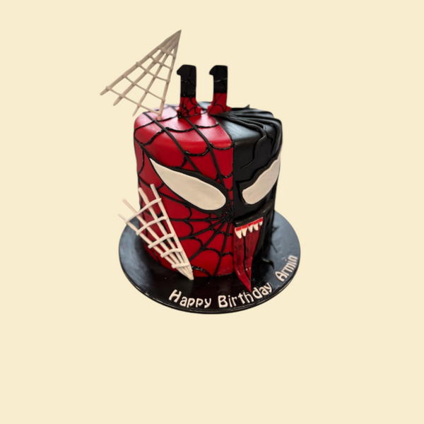 Spiderman & Venom Torte – Coole Superhelden-Geburtstagstorte für Kinder