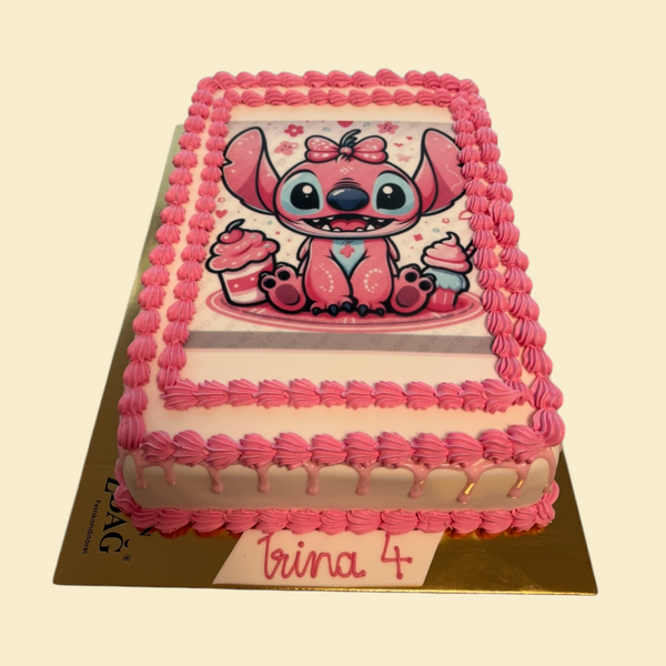 Stitch & Angel Fototorte