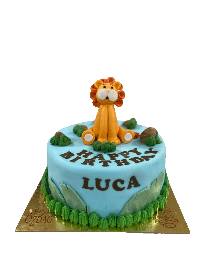 Löwentorte_blau Löwentorte_blau