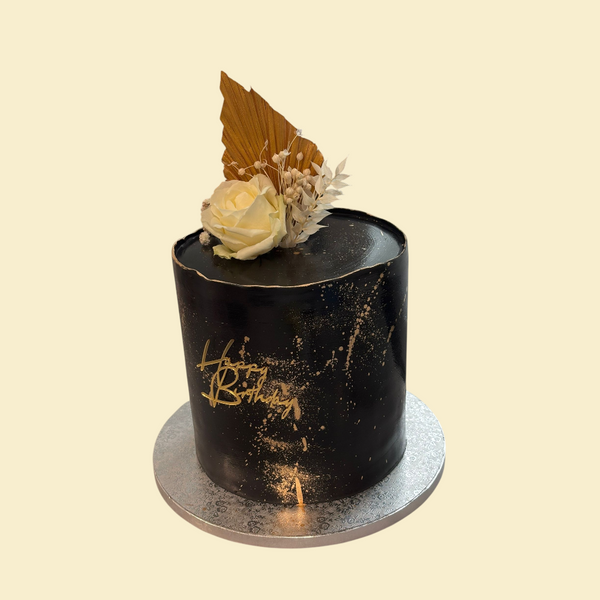 Luxury Black & Gold Torte