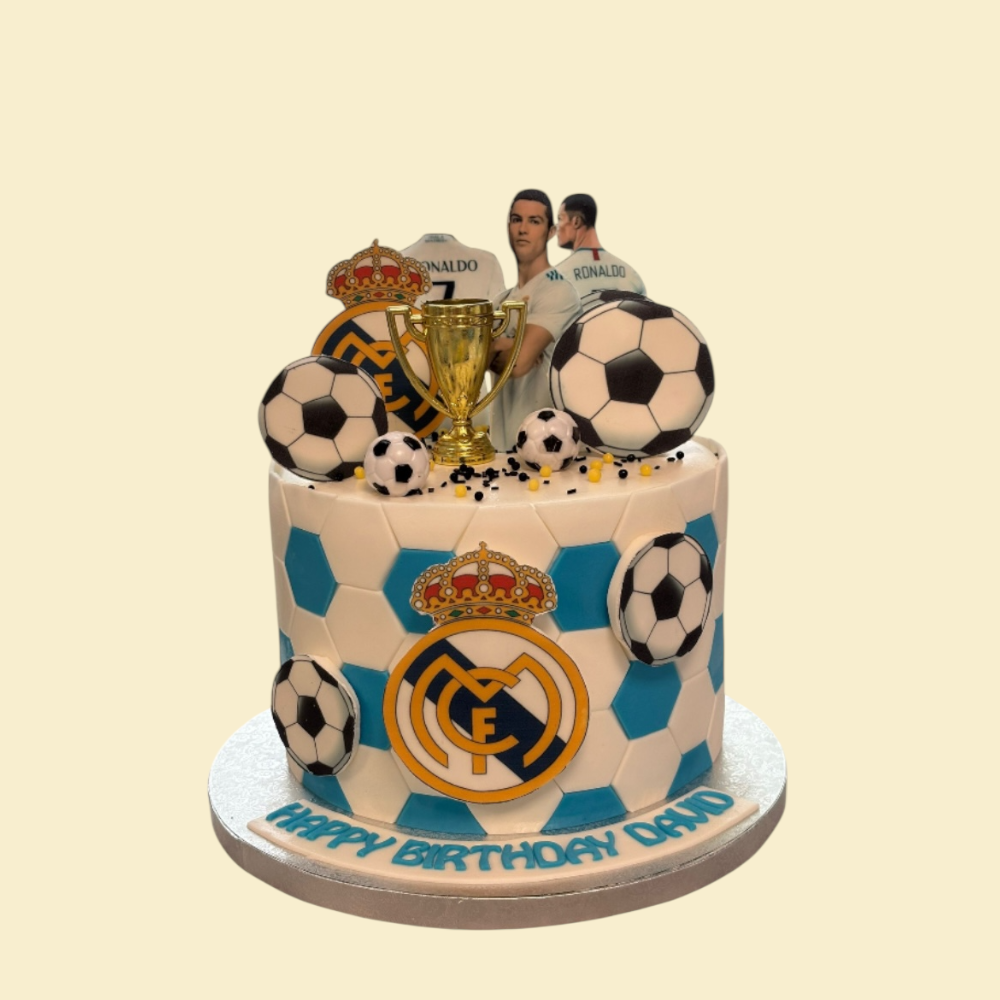 Real Madrid Fußballtorte – mit Ronaldo