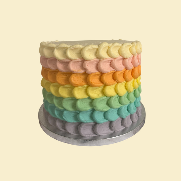 Rainbow Torte – Bunte Cremetorte
