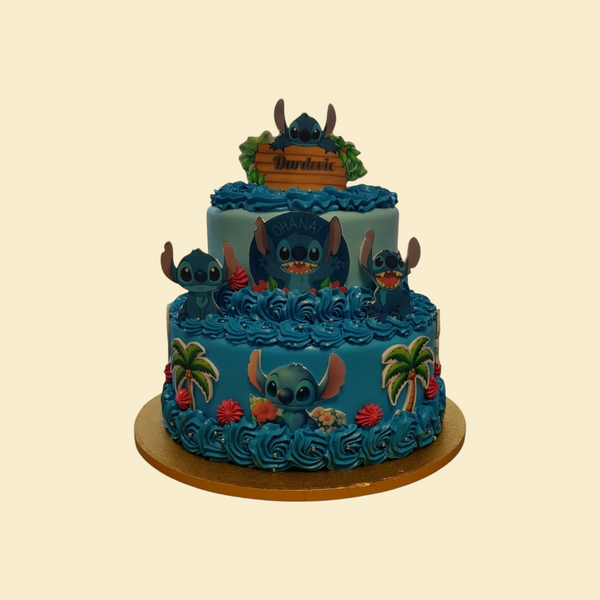 Stitch-Torte Ohana Edition