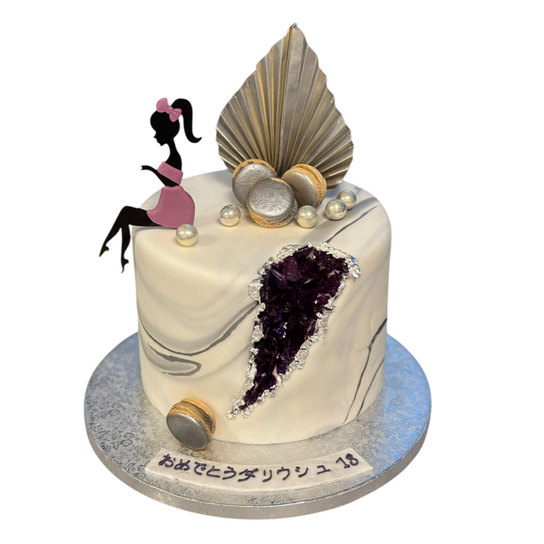 Bride to be Torte mit Silhouette
