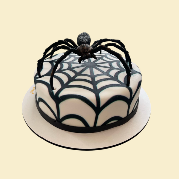 Spinnen Torte modelliert