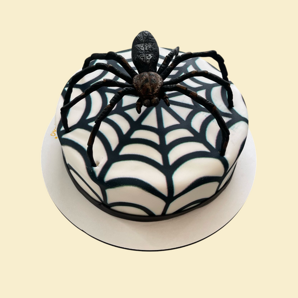 Spinnen Torte modelliert