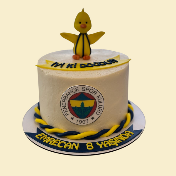 Runde Fenerbahce Torte mit Motiv