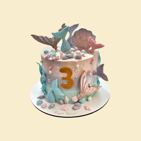 Meerjungfrauen-Traum – Unterwasser Geburtstagstorte