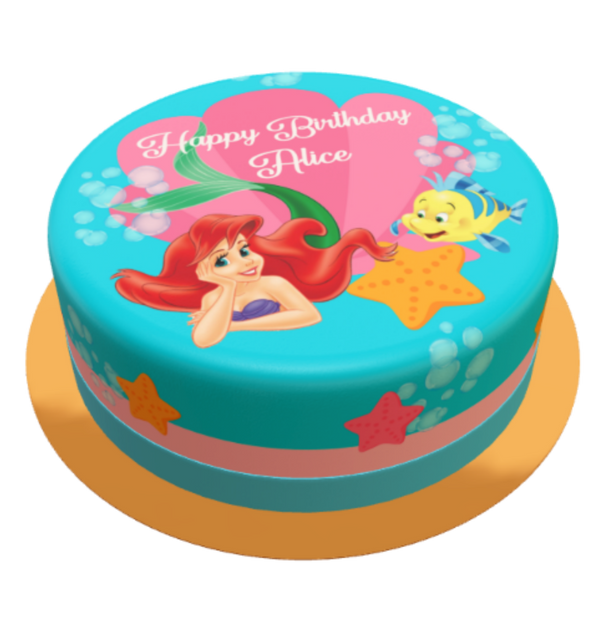 Arieltorte mit Wunschtext, Name und Alter
