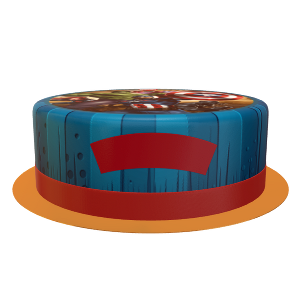 Avengers Torte personalisiert mit Name und Alter