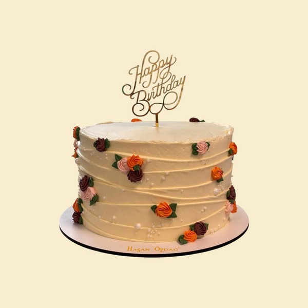 Blütentraum-Torte – Elegant & Feminin