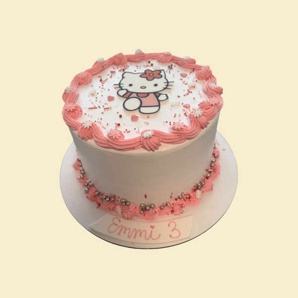 Hello Kitty Foto Torte ( Sahne)