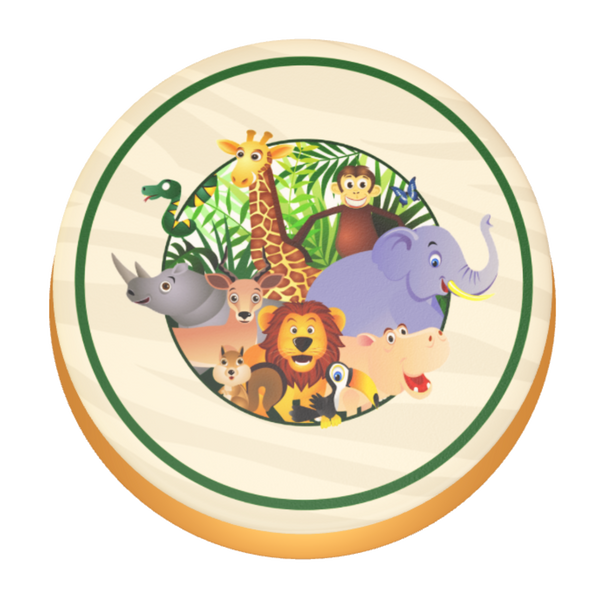 Baby Jungle Torte personalisiert mit Name und Alter