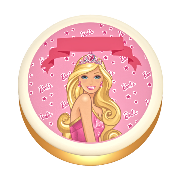 Barbie Torte personalisiert  mit Name und Alter