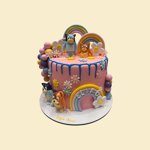 Bluey Geburtstagstorte