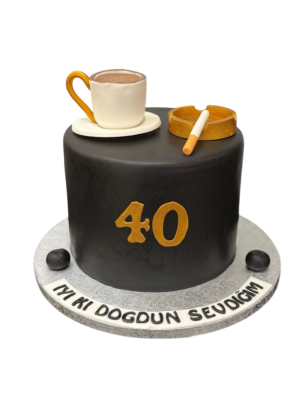Kaffee und Zigarette Torte