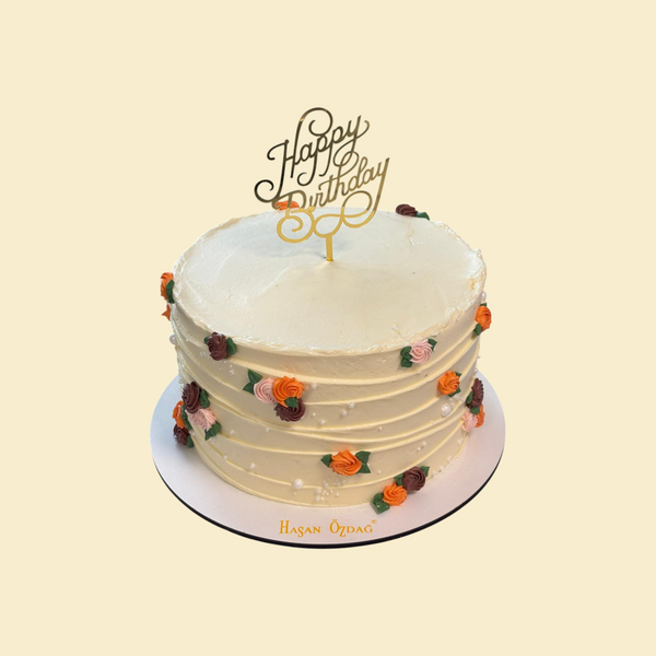 Blütentraum-Torte – Elegant & Feminin