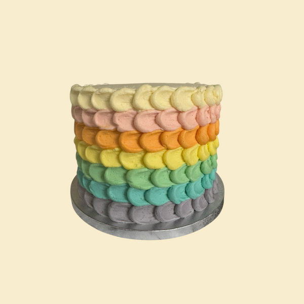 Rainbow Torte – Bunte Cremetorte