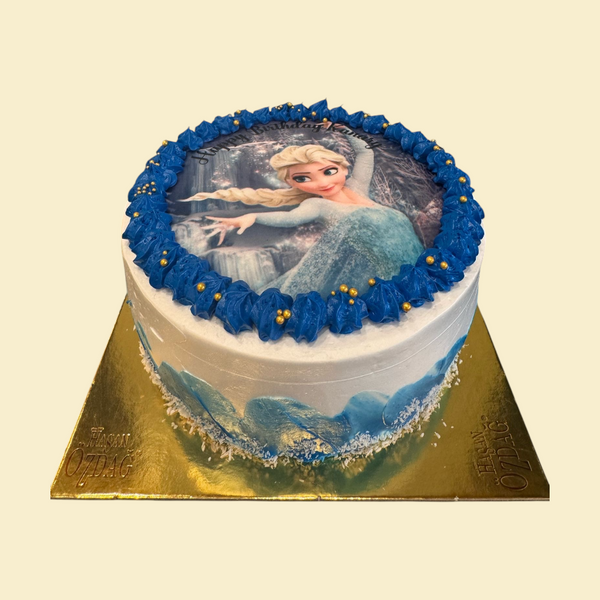 Frozen Zauber Foto Torte