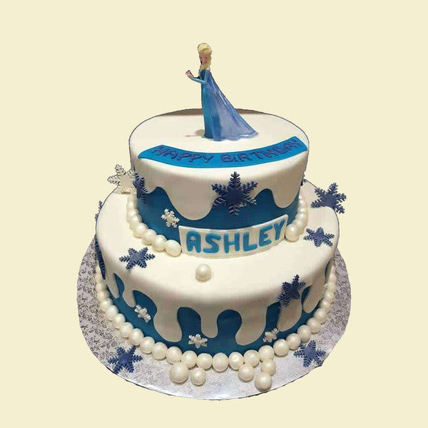 2 Etagen Elsa Torte mit Figur