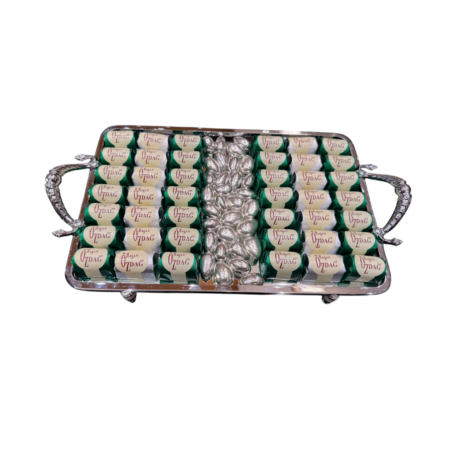 Hasan Özdag Fındıklı & Yer Fıstıklı Sütlü Çikolata Tepsisi Hasan Özdag Fındıklı & Yer Fıstıklı Sütlü Çikolata Tepsisi