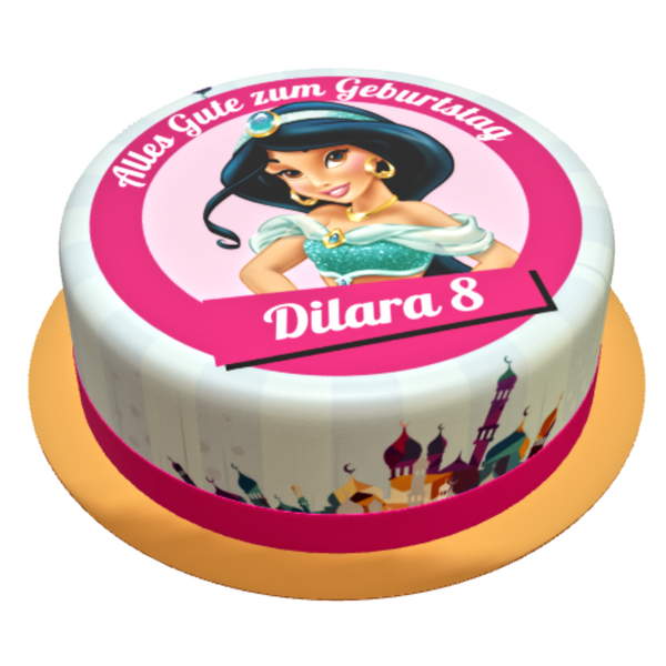 Jasmin Torte personalisiert  mit  Name und Alter
