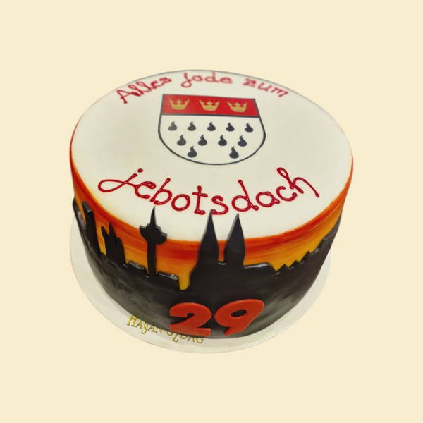 Kölsche Skyline Geburtstagstorte