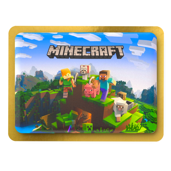 Minecraft Geburtstagstorte rechteckig