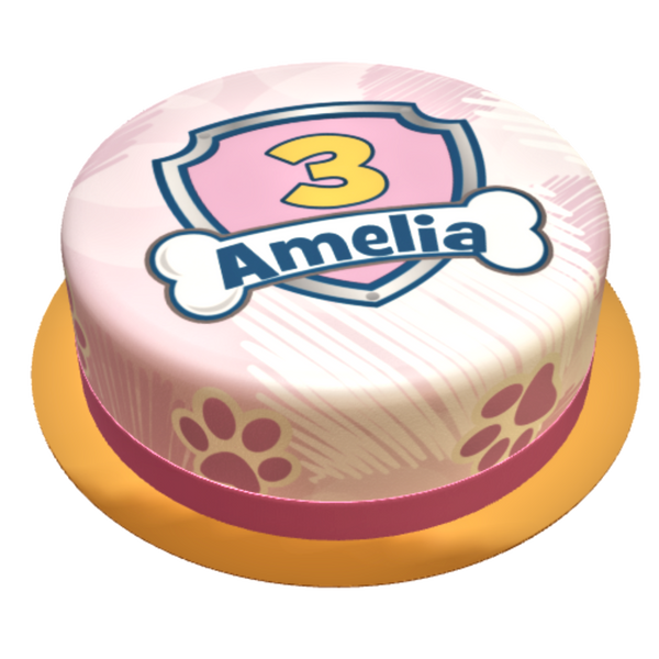 Paw Patrol  Torte personalisiert mit Name und Alter