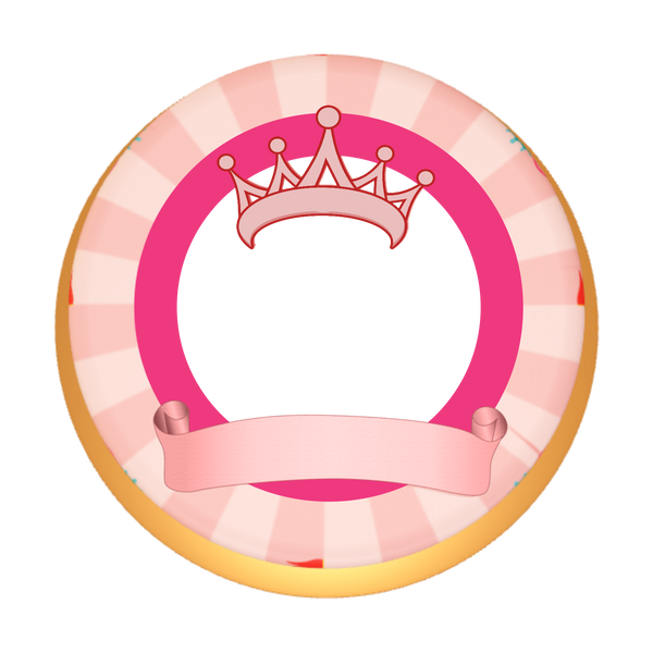 Prinzessin Foto Torte personalisiert mit Wunschfoto, Name und Alter