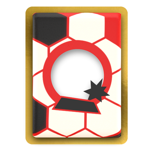 Fussball Torte rechteckig personalisiert mit Wunschfoto Namen und Alter