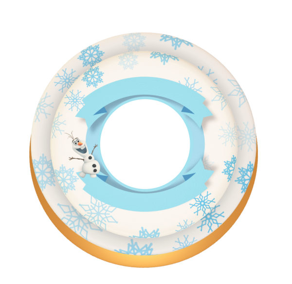 Frozen Foto Torte personalisiert mit Wunschfoto, Name und Alter