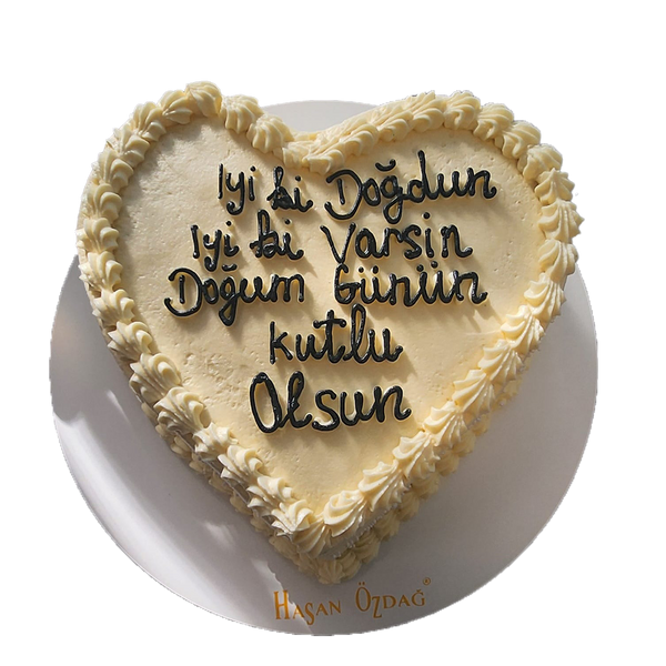 Coquette-Herztorte mit Text