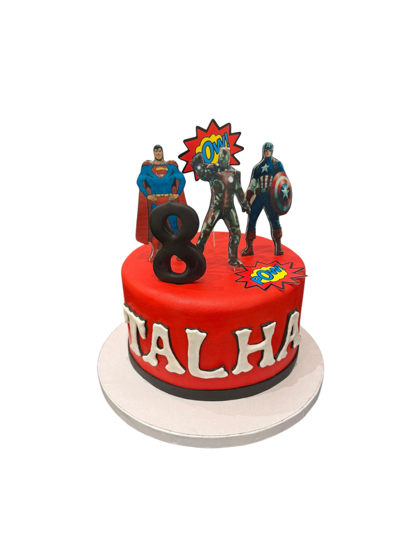 Superhelden Torte