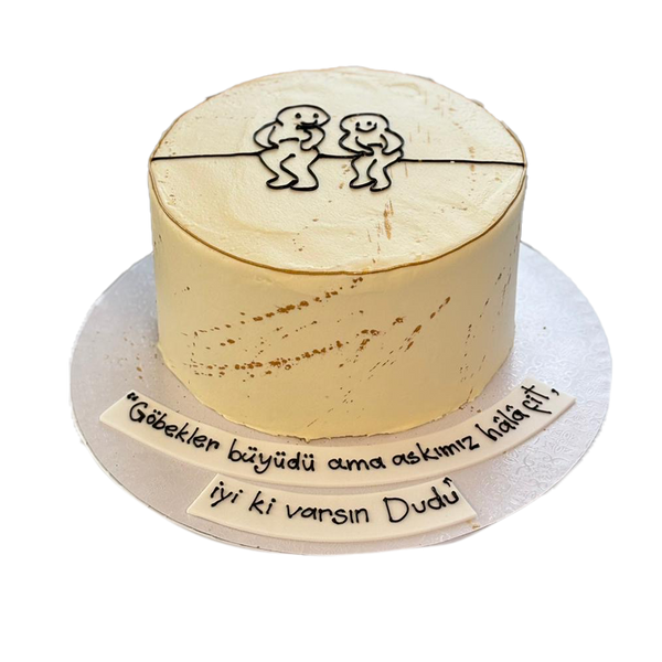 Umrah Murabak Torte mit Weizendeko und weißen Rosen