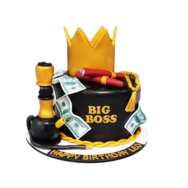 Torte mit Krone und Shisha