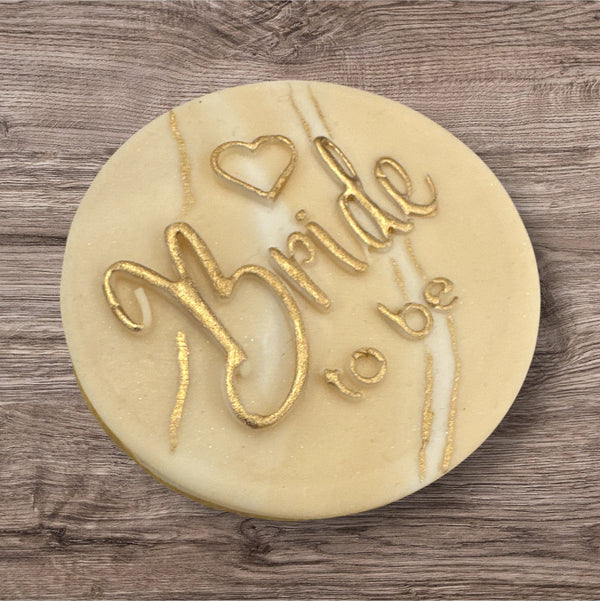 runde Personalisierte Butterkekse mit Fondant und Wunschtext