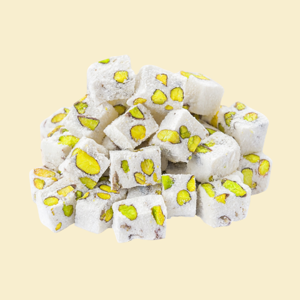 Hindistan cevizli Fıstıklı Duble – Pistazien Milch Lokum