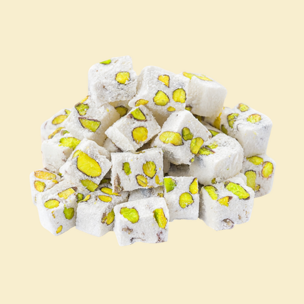 Hindistan cevizli Fıstıklı Duble – Pistazien Milch Lokum