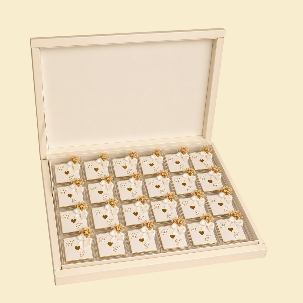 Personaliserte Pralinen Box (24 Stück)