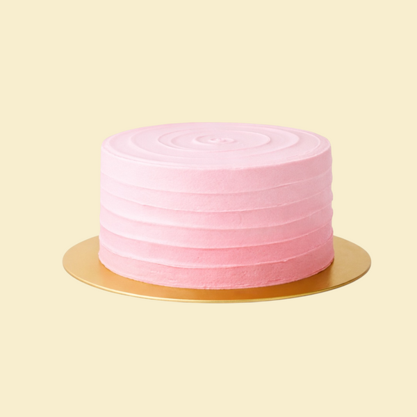 Rosa Ombre Sahnetorte mit Puddingfüllung – Klassisch & Elegant