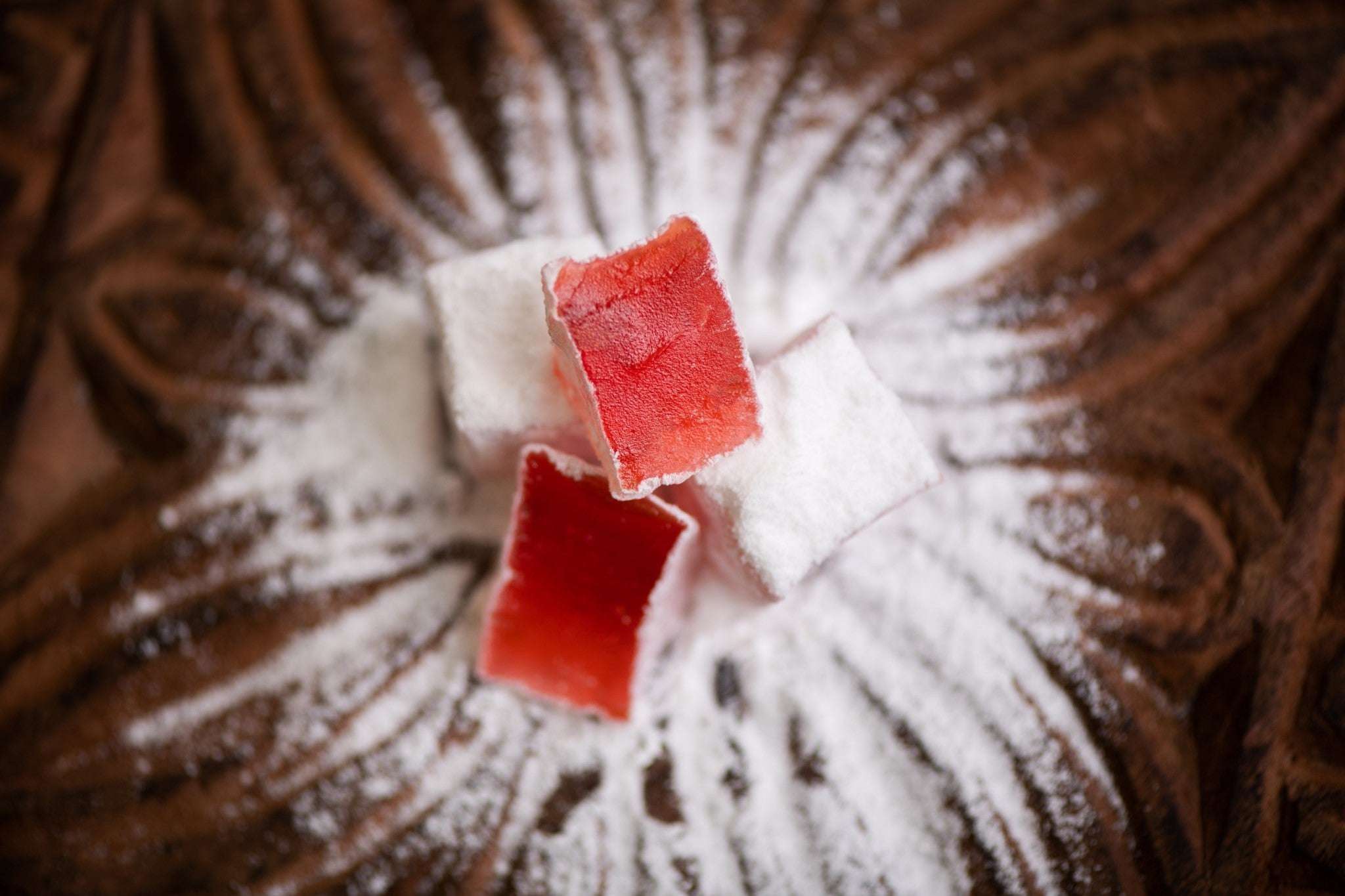 Lokum mit Rosenwasser