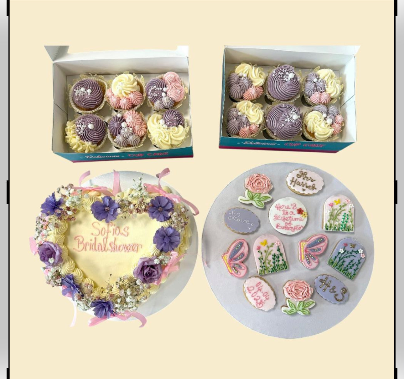 Bridal Shower Set – Pastell Edition (Preise auf Anfrage)