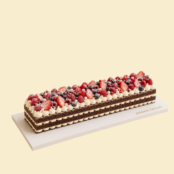 Chocolate Berry Signature Cake rechteckig