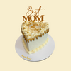 Herztorte Best Mom ever mit Topper (Buttercreme)