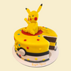 Pokémon Torte mit Pikachu – modelliert