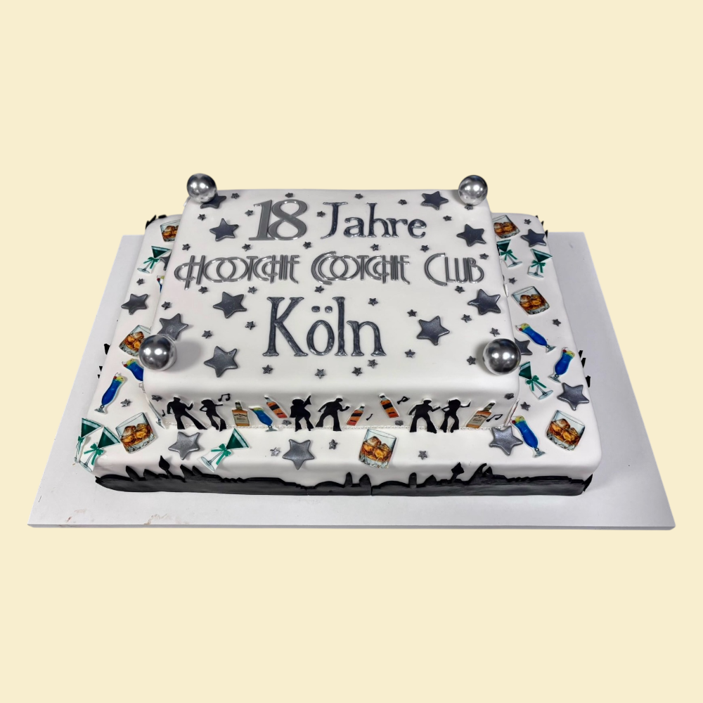 Club Anniversary Edition – Exklusive Jubiläumstorte für Nightlife & Events