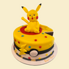 Pokémon Torte mit Pikachu – modelliert