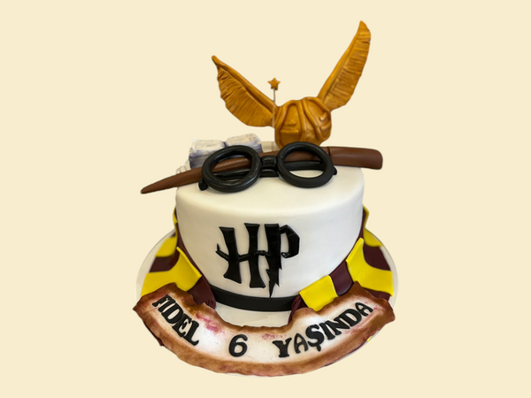 Harry Potter Torte mit Zauberstab und co