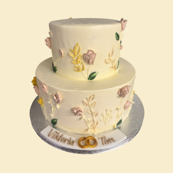 Floral Wedding Cake – Hochzeitstorte